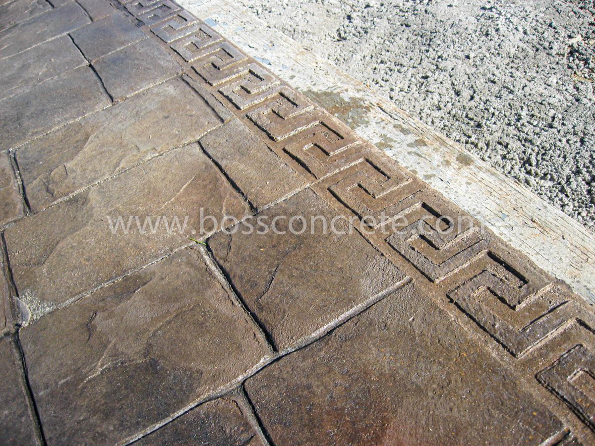 Stamped Concrete In South Atlanta Metro Area - Boss Concrete