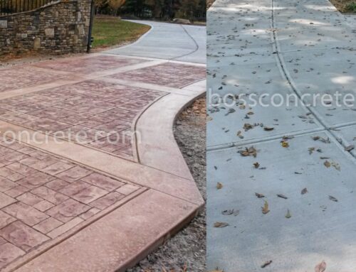 Stamped vs. Regular Concrete: Pros and Cons for Your Driveway