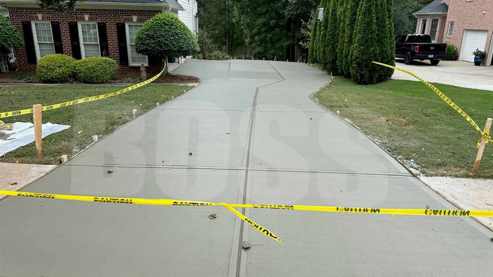 Driveway Replacement by Boss Concrete