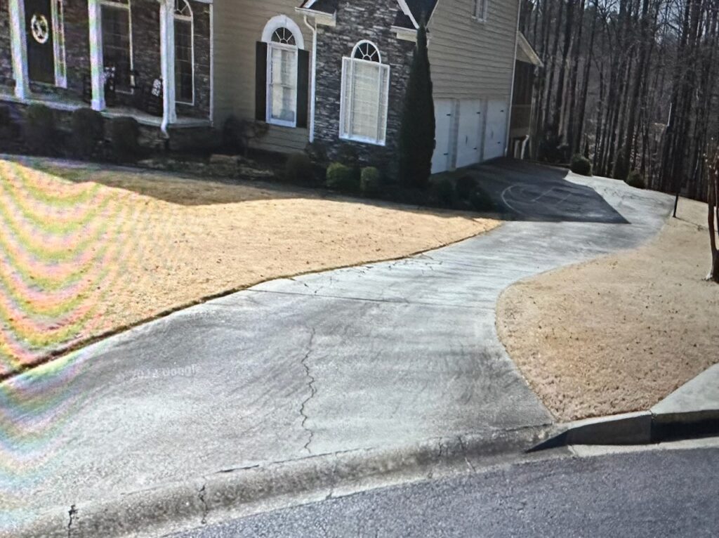 Driveway Replacement Before Boss